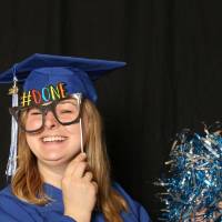 soon to be graduate using props